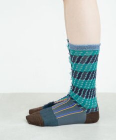 COQ ミケネコテイル リバーシブルファーソックス