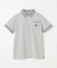 J.PRESS KIDS 【140-170cm】チェックカラー 半袖ポロシャツ