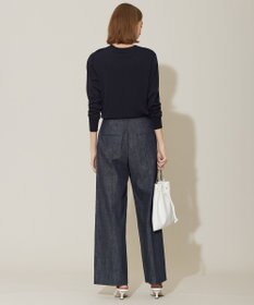 ICB L 【WEB限定カラーあり・接触冷感・UVケア・洗える】 シンセティックハイゲージ Vネックプルオーバー