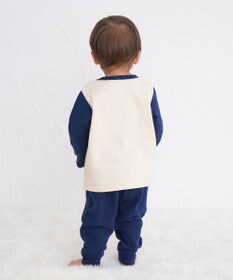 MIKI HOUSE HOT BISCUITS 【80-120cm】 働く車 ミニ裏毛 ルームウェア上下セット