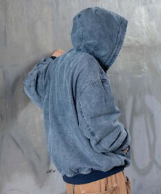 WEGO 【ユニセックス着用ITEM/MLサイズ展開】ワーカーズフードブルゾン