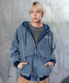 WEGO 【ユニセックス着用ITEM/MLサイズ展開】ワーカーズフードブルゾン