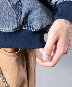 WEGO 【ユニセックス着用ITEM/MLサイズ展開】ワーカーズフードブルゾン