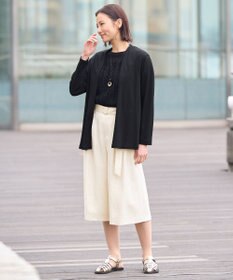 自由区 【好評につき新色追加・接触冷感・UVカット・洗える・XSサイズあり】ハンディカーディガン ミドル丈