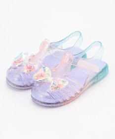 ANY KIDS キラキラジェリーサンダル