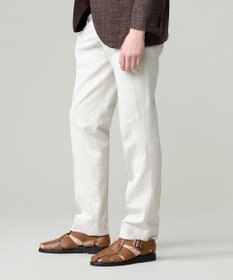 J.PRESS MEN 【ウォッシャブル可】コンフォートストレッチリネン スラックス