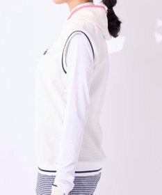 FILA GOLF／marie claire 【marie claire SPORT】 天体モチーフ柄ワッフルベスト＋長袖インナーセット