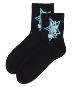 WEGO デザインパイルクルーソックス（14㎝）