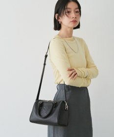 russet 《composition》レザー2WAYミニボストンバッグ(CE-1684)