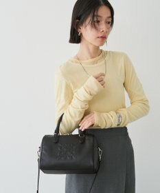 russet 《composition》レザー2WAYミニボストンバッグ(CE-1684)