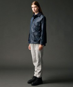 JOSEPH ABBOUD MOUNTAIN 【ストレッチ】ヴィンテージワックスストレッチアウトドア ブルゾン