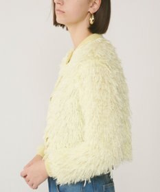 GRACE CONTINENTAL フリンジニットカーディガン