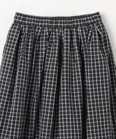 ANY L 【ウエストゴム】タックギャザーフレアスカート