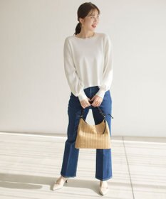 ANY SIS L 【花粉対策】ドルマン ニット