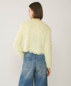 GRACE CONTINENTAL フリンジニットカーディガン