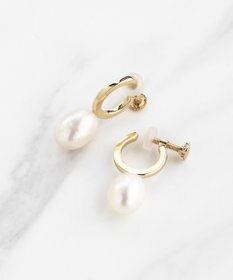 TOCCA DROP PEARL HOOP EARRINGS イヤリング