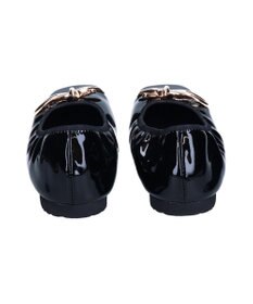 Bridget Birkin 【PARADIS COULEUR】スクエアトウメタルリボンバレエシューズ