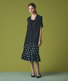 GRACE CONTINENTAL シルクツイルジレ