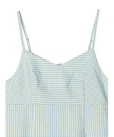 earth music&ecology チェックマーメイドキャミワンピース