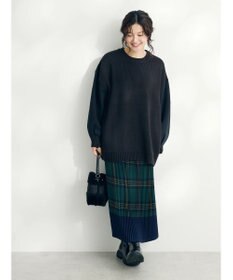 CRAFT STANDARD BOUTIQUE 片畔ニットドッキングチュニック