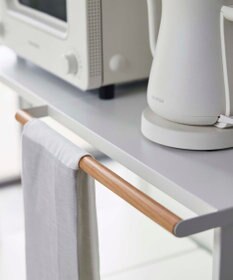 tower 伸縮 ゴミ箱上ラック タワー ホワイト