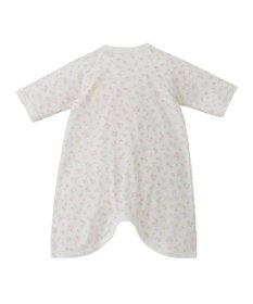 MIKI HOUSE HOT BISCUITS 【50-60cm】 フライス コンビ肌着 プリント柄