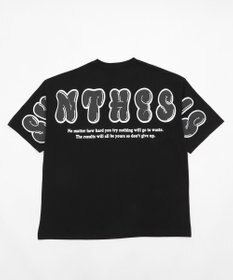 WEGO 【ユニセックス着用ITEM】アクセ付きストレートロゴT（SS）