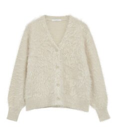 Green Parks シャギーＶネックカーディガン