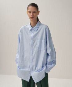 ATON GIZA BROAD | ウォッシュドシャツ - UNISEX