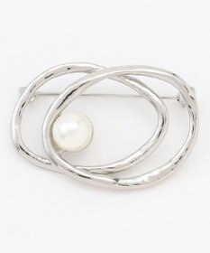 ANY ダブルサークルブローチ