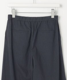 J.PRESS LADIES 【洗える】セルロースリネンストレッチ タックワイドパンツ