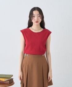 earth music&ecology 前後２ｗａｙステッチリブタンクトップ