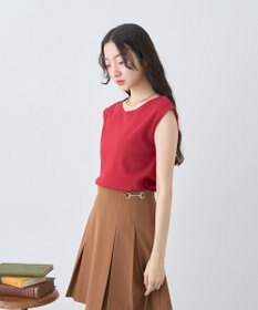 earth music&ecology 前後２ｗａｙステッチリブタンクトップ