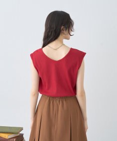 earth music&ecology 前後２ｗａｙステッチリブタンクトップ