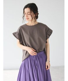 CRAFT STANDARD BOUTIQUE 袖ギャザーフレアプルオーバー