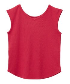 earth music&ecology 前後２ｗａｙステッチリブタンクトップ