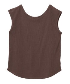 earth music&ecology 前後２ｗａｙステッチリブタンクトップ