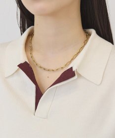 AMERICAN HOLIC 襟付き配色ニット