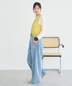 earth music&ecology SET2点ハイショクシアータンクトップ+ロンT
