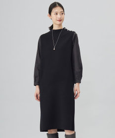 ONWARD CROSSET / 【洗える】 ニットコンビジャガード ワンピース ONWARD CROSSET / 【洗える】 ニットコンビジャガード