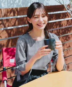 Tiaclasse L 【洗える】リボンスリーブブラウス