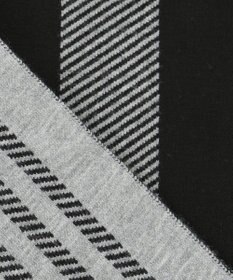 JOSEPH ABBOUD 【チクチクしない】リバーシブルSNOWYストライプマフラー