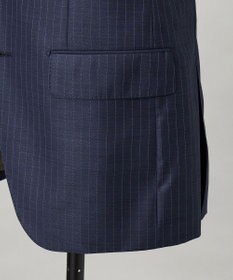 GOTAIRIKU 【Loro Piana Fabric】365 通年 3ピーススーツ(ネイビーストライプ)