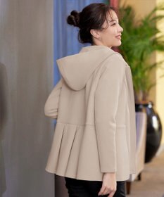 Tiaclasse L 【洗える】ソフトダンボールバックフレアフーディー