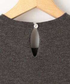 組曲 S 袖フリルニット ワンピース