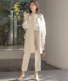 組曲 S 【KUMIKYOKU NAVY】コンフォータブルドレープ ラップパンツ