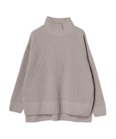 Green Parks ｍｏｋｏモール畦ニット前後差プルオーバー