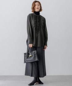 23区 L 【VERY11月号掲載/洗える】TWボイル フリルディテール ブラウス