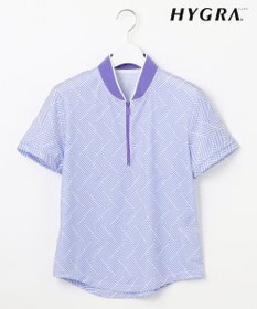 23区GOLF 【WOMEN】「HYGRA」幾何柄清涼カットソー
