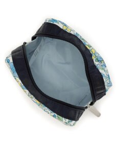 LeSportsac SQUARE COSMETIC/タペストリーフラワーブルー